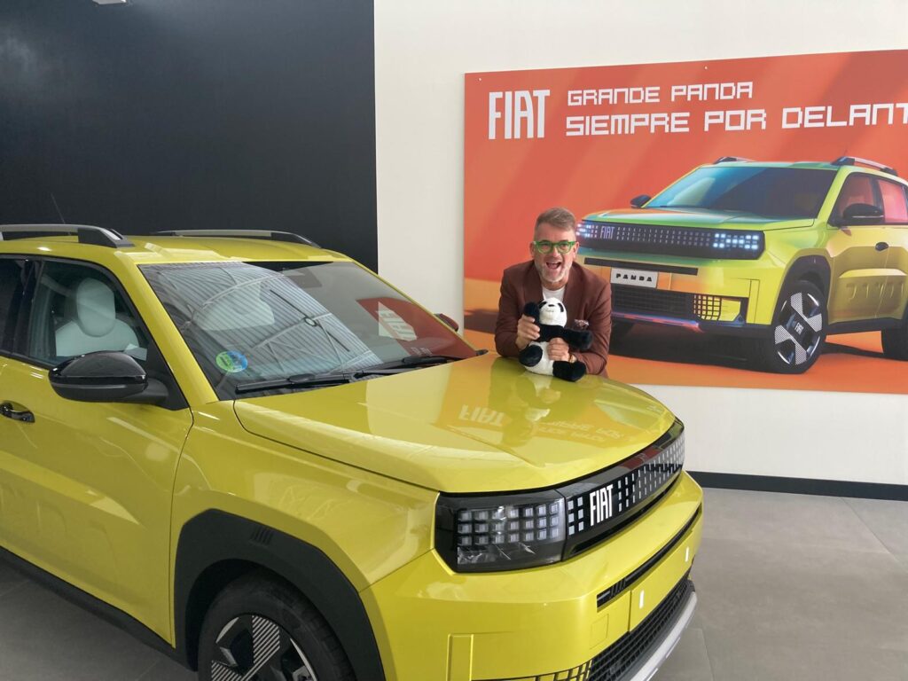 Javier Gimeno, nuevo embajador del Fiat Grande Panda en Comauto Sport